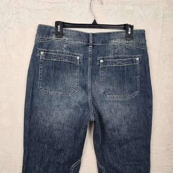 Anthropologie Blue Cropped Jeans - Picture 12 of 14